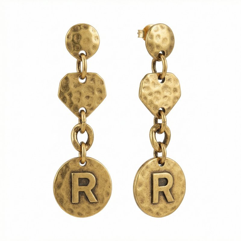 Earrings – Rabanne – Laiton – Gold