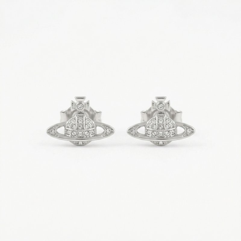 Heather Stud Earrings – Vivienne Westwood – Silver – Silver