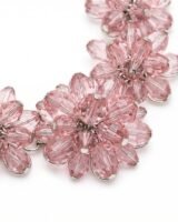 Crystal Floret Necklace – Simone Rocha – Brass – Pink