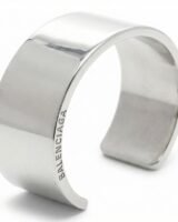 Plate Bracelet – Balenciaga – Metal – White