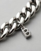 B Chain Xs Earp Earring – Balenciaga – Slick Silver