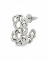 B Chain Xs Earp Earring – Balenciaga – Slick Silver