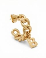 B Chain Xs Earp Earring – Balenciaga – Slick Silver