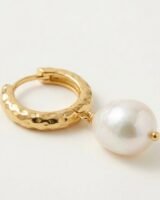 Gemma Pearl Drop Earrings – Daphine – Gold Plated