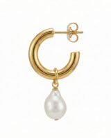 Gemma Pearl Drop Earrings – Daphine – Gold Plated
