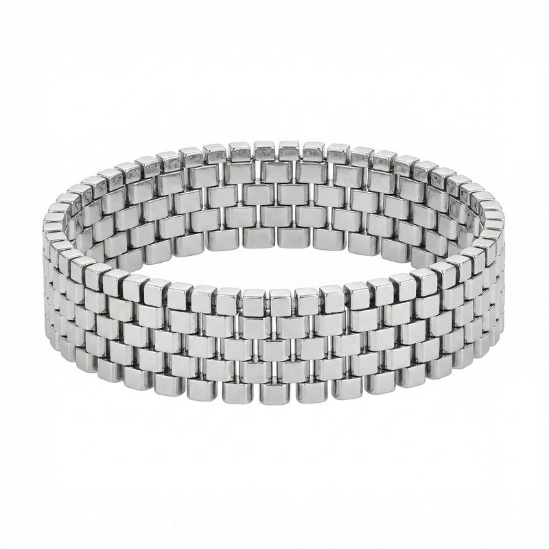 Pixel Chain Bracelet – Rabanne – Metal – Silver