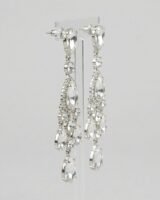 Crystal Drop Earrings – Shourouk – Strass – Clear