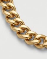 Bold Link Chain Necklace – Anine Bing – Gold Plated – Gold