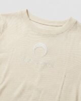 Moon Logo Ribbed Jersey T-Shirt – Marine Serre – Other – Black