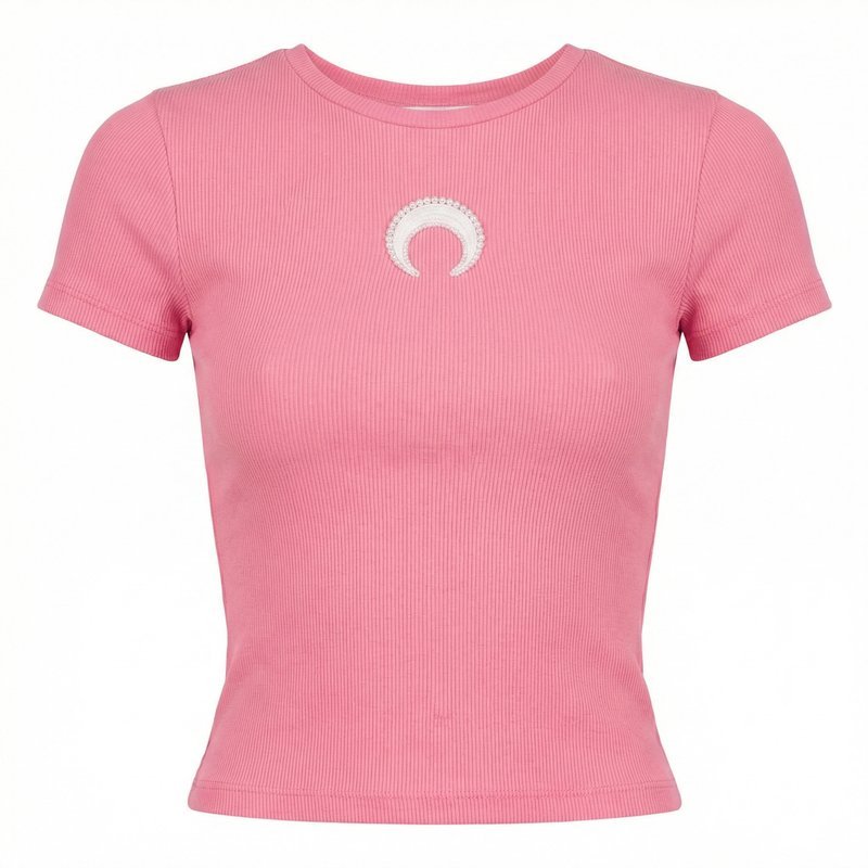 Pearl Logo Baby Fit T-Shirt – Marine Serre – Other – Pink