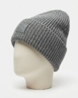 Large Face Logo Beanie – Acne Studios – Wool – Grey