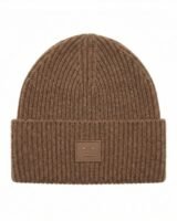 Fitted Beanie – Acne Studios – Cashmere – Brown