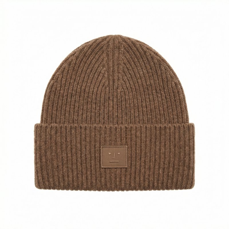 Fitted Beanie – Acne Studios – Cashmere – Brown