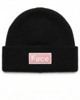 Face Logo Beanie – Acne Studios – Wool – Black