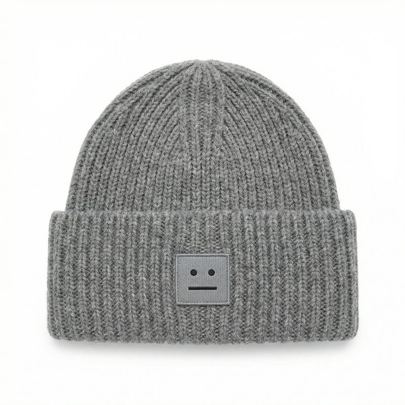 Beanie – Acne Studios – Wool – Grey