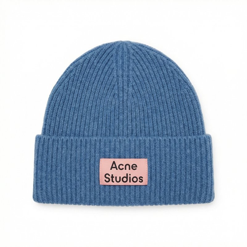 Fitted Beanie – Acne Studios – Cashmere – Blue