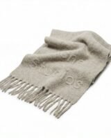 Logo Scarf – Acne Studios – Wool – Beige