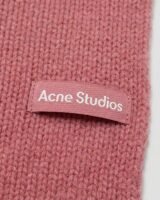 Logo Scarf – Acne Studios – Wool – Pink