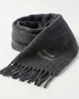 Logo Scarf – Acne Studios – Wool – Pink