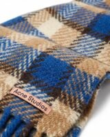Checkered Scarf – Acne Studios – Wool – Beige