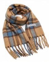 Checkered Scarf – Acne Studios – Wool – Beige