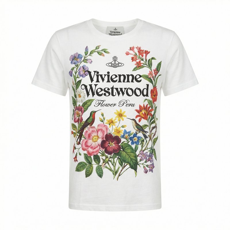 Flower Peru T-Shirt – Vivienne Westwood – Cotton – White