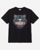 Tiger Logo T-Shirt – Kenzo – Cotton – Black