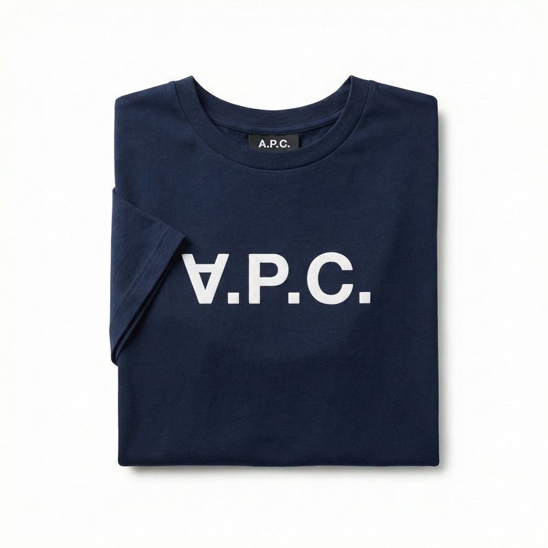 Vpc Logo T-Shirt – A.P.C. – Cotton – Navy