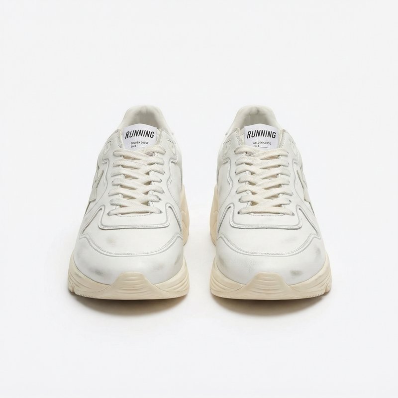 Running Sole Sneakers – Golden Goose Deluxe Brand – Leather – White
