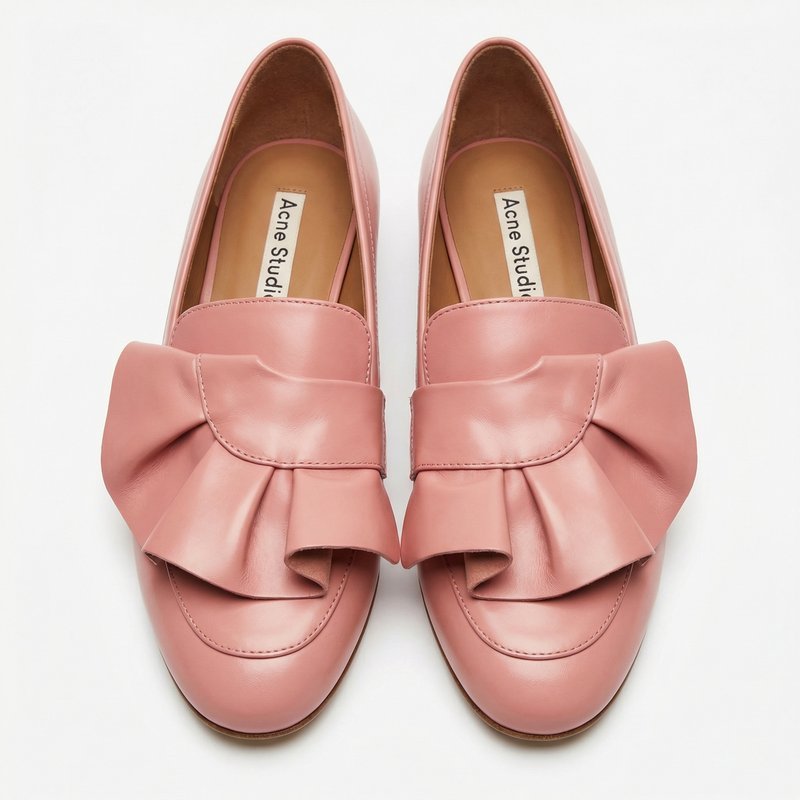 Loafers – Acne Studios – Leather – Pink