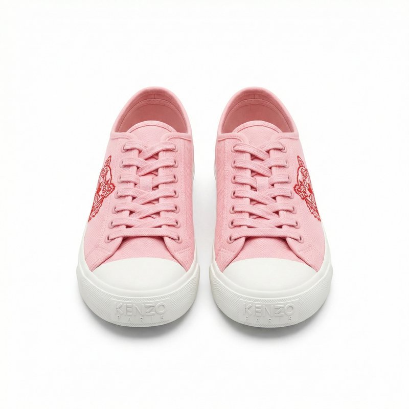 Hoshi Low Top Vulcanized Sneakers – Kenzo – Cotton – Pink