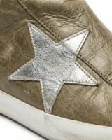 Wish Star Low Ankle Boots – Golden Goose Deluxe Brand – Leather – Khaki