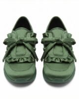 Alina Sneakers – CECILIE BAHNSEN – Silk – Green
