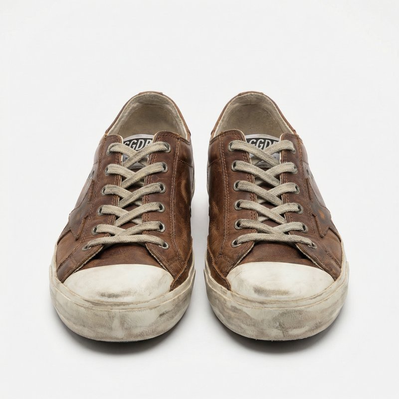 V Star 2 Sneakers – Golden Goose Deluxe Brand – Leather – Brown
