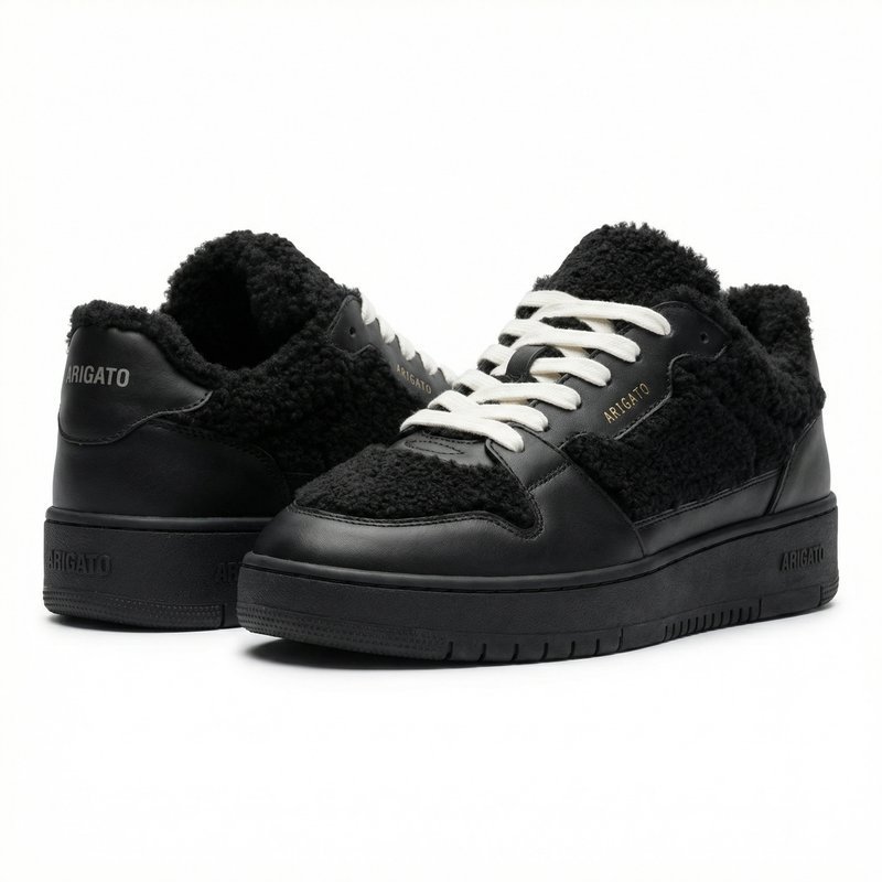 Area Lo Fluffy Sneakers – Axel Arigato – Leather – Black