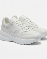 Sprint Runner Sneakers – Alexander McQueen – Leather – White