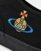 Plimsoll Low Top Sneakers – Vivienne Westwood – Canvas – Black