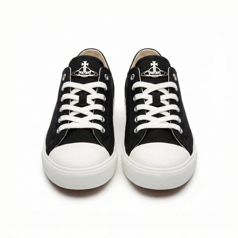 Plimsoll Low Top Sneakers – Vivienne Westwood – Canvas – Black