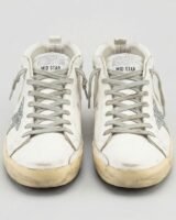 Mid Star Sneakers – Golden Goose Deluxe Brand – Leather – White